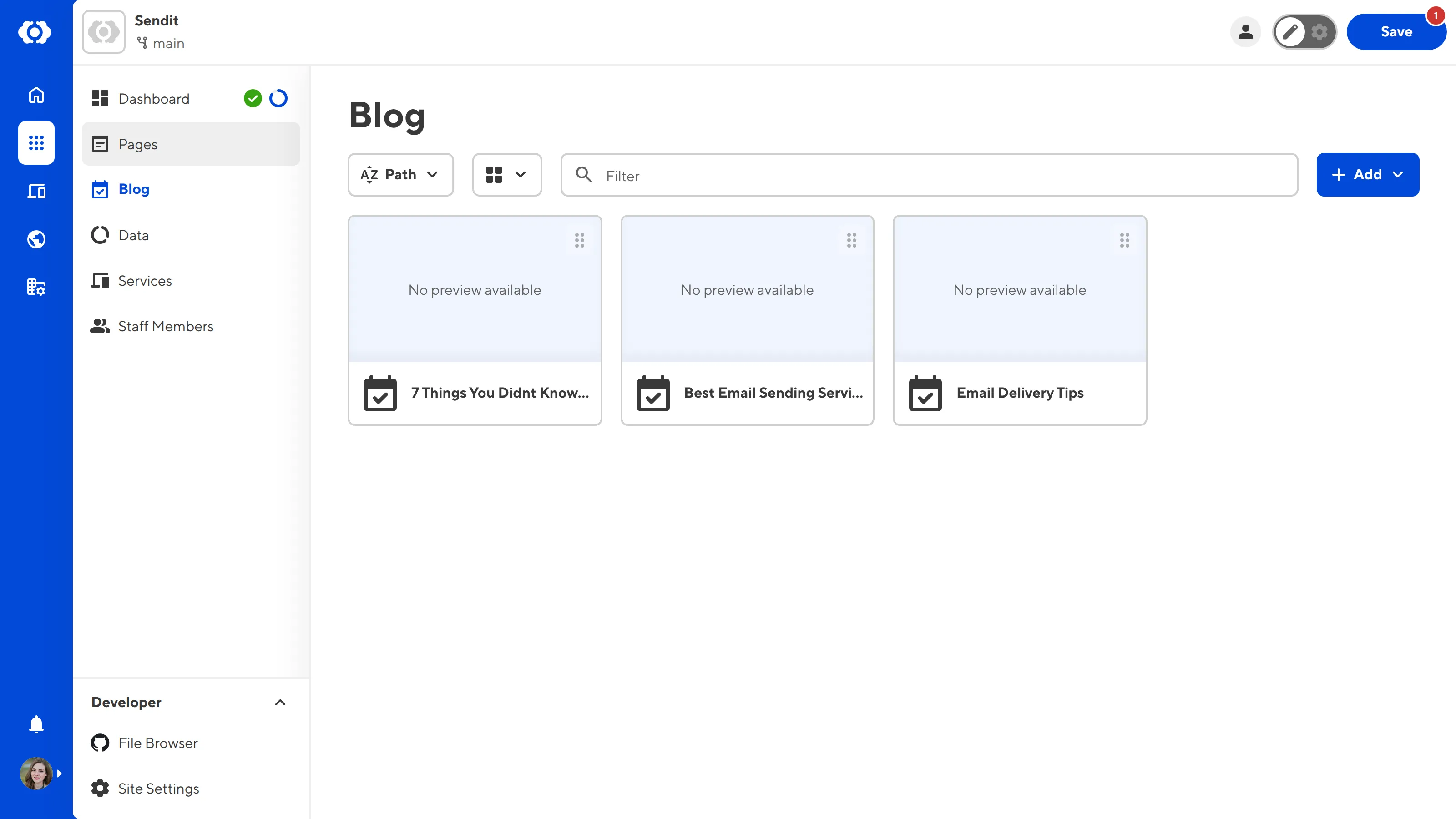 A screenshot of the Collection Browser shows files in Gallery view, with an image section for each file.