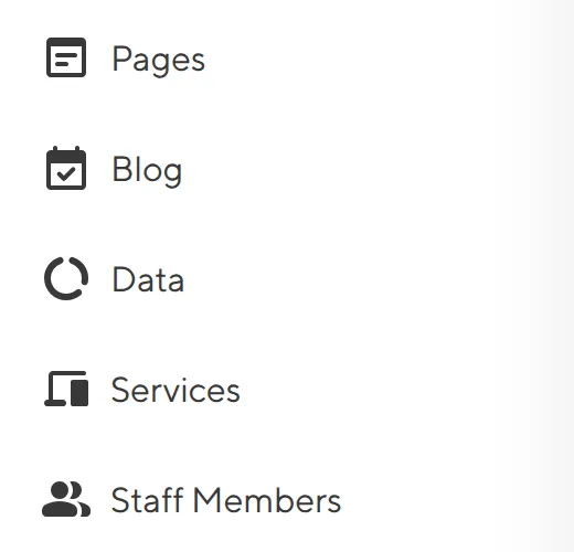 A screenshot of the Site Navigation shows links to the Collections on this Site, organized into groups.