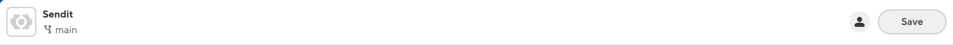An empty Site Header A screenshot of an empty Site Header UI element shows the Site icon, name, branch, Avatar list, and Save button.