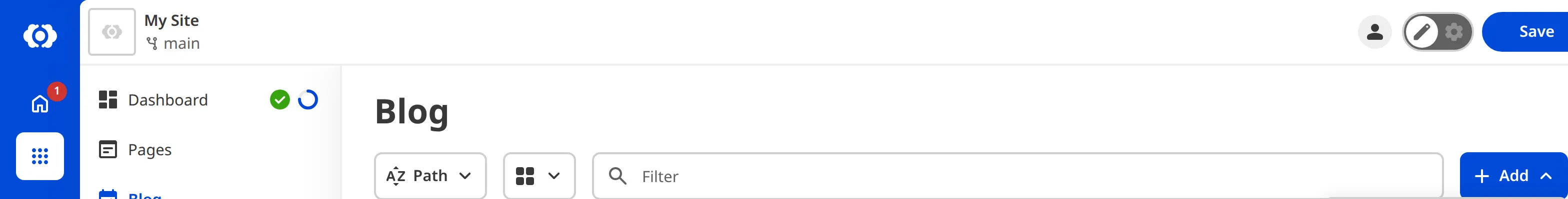 A screenshot of the + Add menu in the Collection Browser shows a dropdown with options to add a new file or folder.