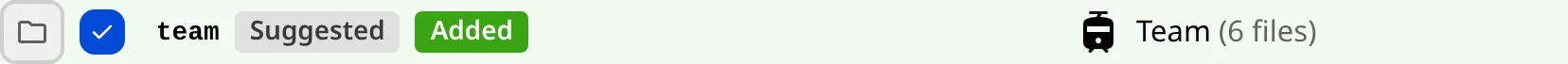 A screenshot of a detected Collection in the Create my Configuration File modal.