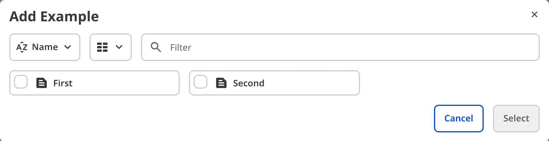 The dropdown shows options for an array with structure options configured.