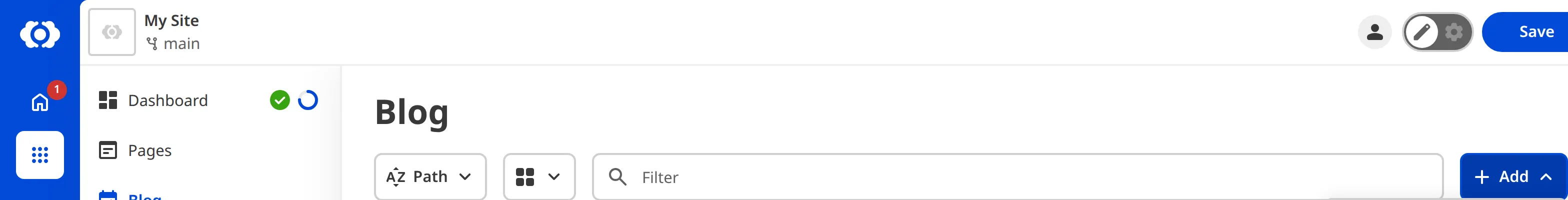 A screenshot of the + Add menu in the Collection Browser shows a dropdown with options to add a new file or folder.