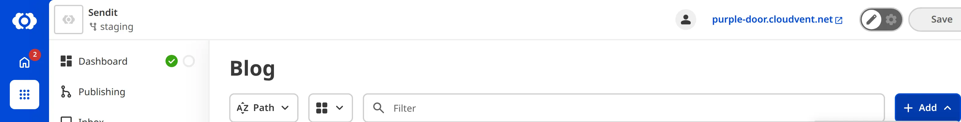 A closeup of the Collection Browser shows the controls bar and multiple options in the Add dropdown.