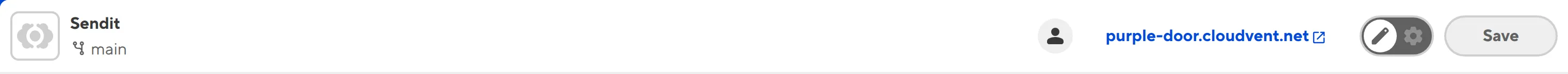 A screenshot of the Site Header shows the Site icon, name, branch, Avatar list, Testing Domain, and Save button.