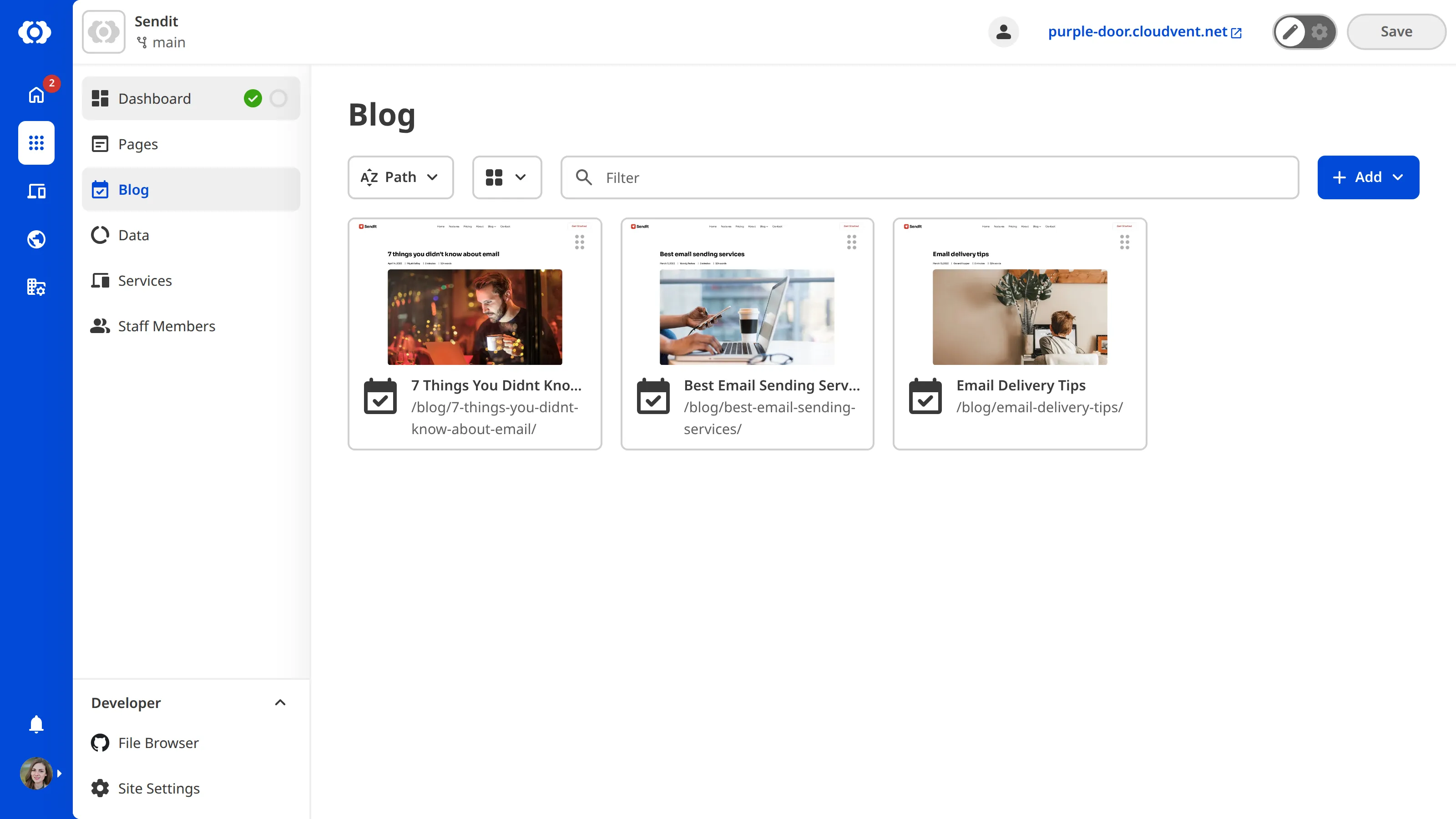 A screenshot of the Collection Browser shows several file cards with previews of each file.