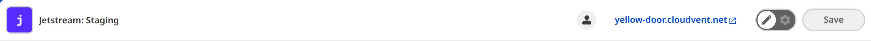 A screenshot of the Site Header shows the Site icon, name, branch, Avatar list, Testing Domain, and Save button.