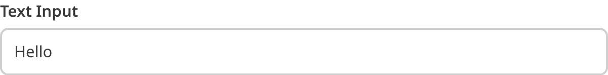 A screenshot of the Text Input in the Data Editor shows a text field.
