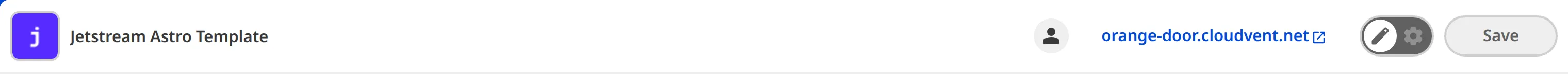 A screenshot of the Site Header shows the Site icon, name, branch, Avatar list, Testing Domain, and Save button.