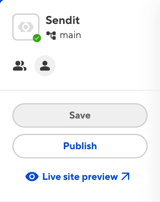 The Site Navigation header A screenshot of the Site Navigation header shows the Live Site Preview button.