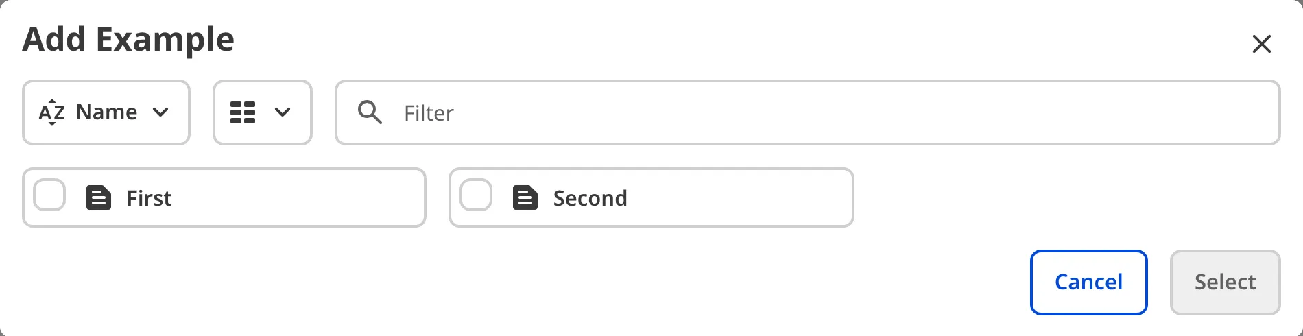 The dropdown shows options for an array with structure options configured.